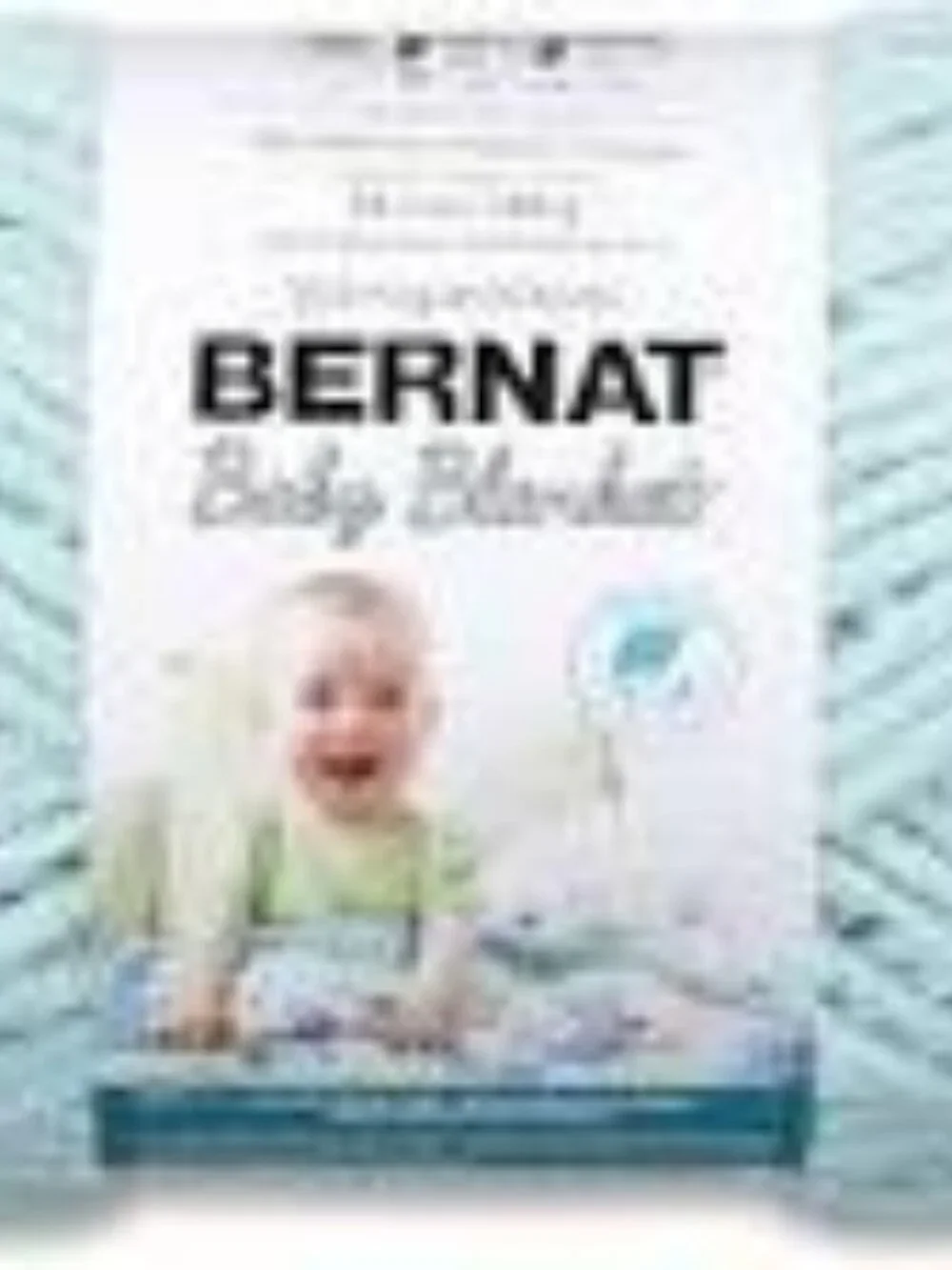Bernat Baby Blanket Yarn Soft Chenille Crochet Knitting Yarn in Seafoam